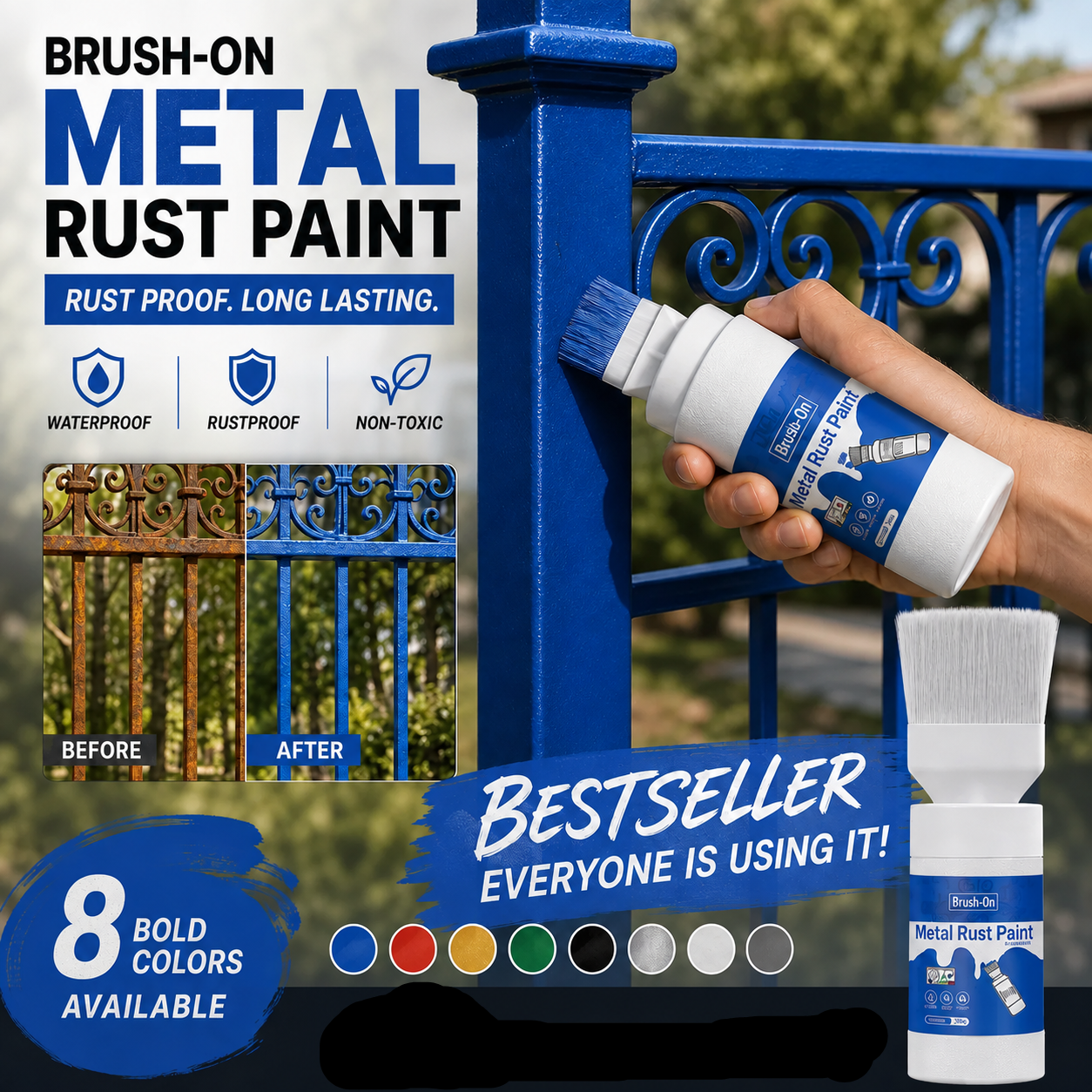 MetalRevive – Water-Based Metallic Restoration Paint
