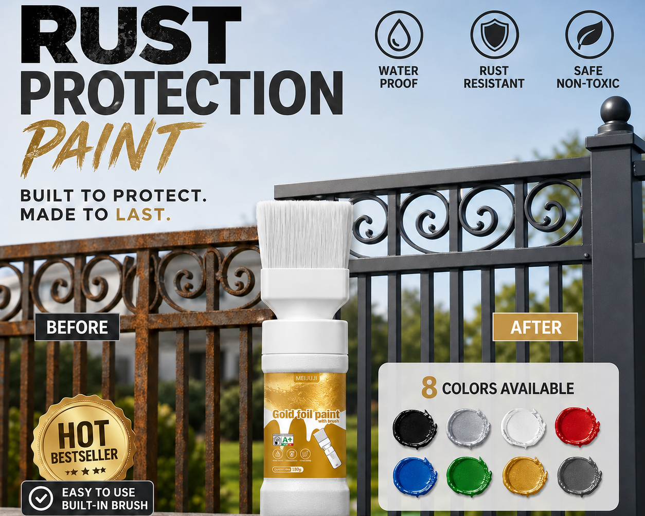 MetalRevive – Water-Based Metallic Restoration Paint