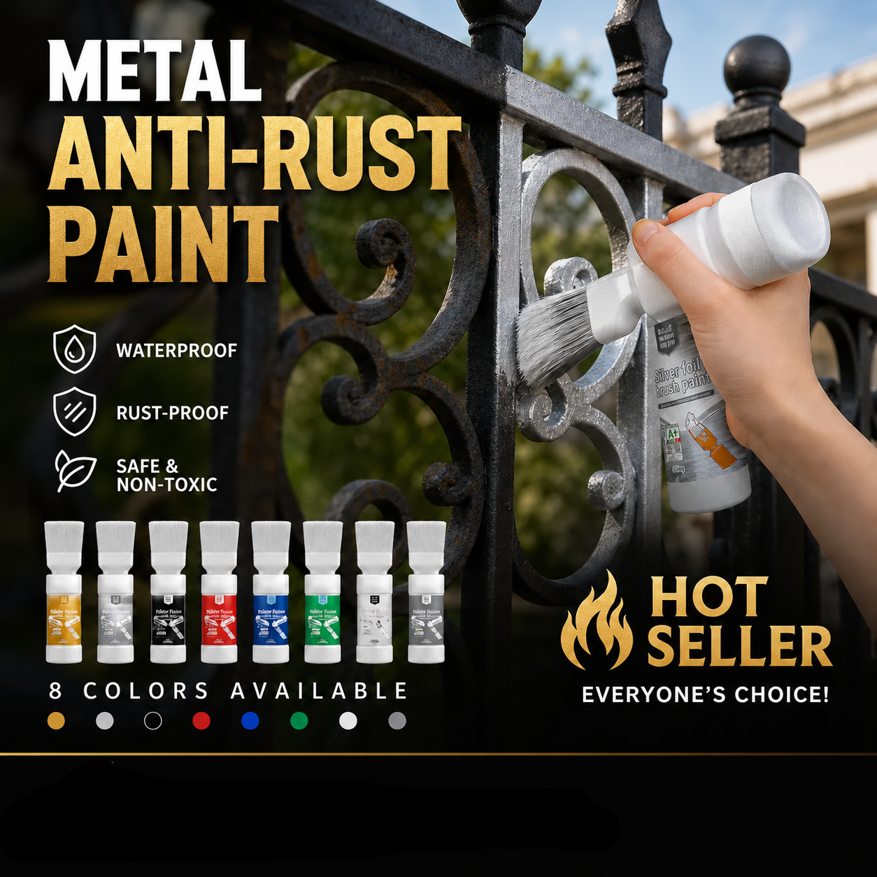 MetalRevive – Water-Based Metallic Restoration Paint