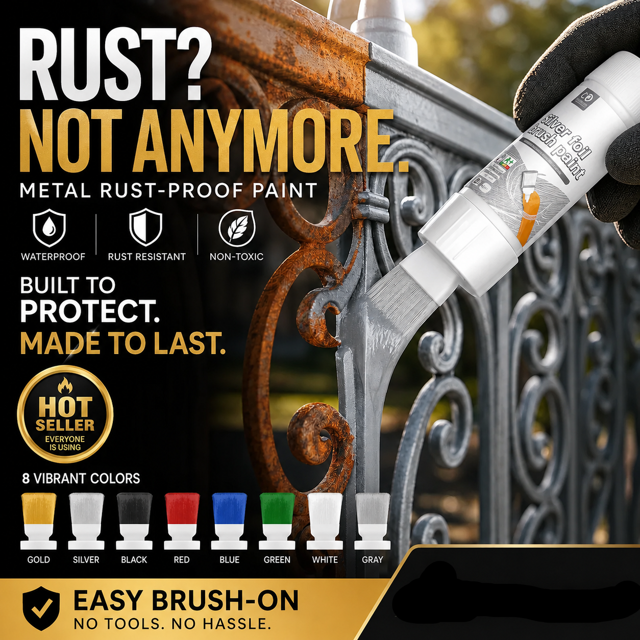 MetalRevive – Water-Based Metallic Restoration Paint