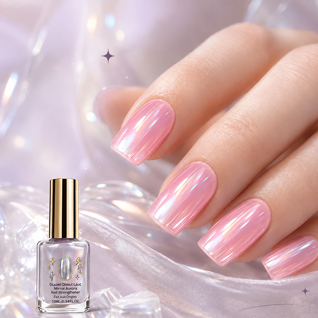 LilacLustre – Glossy Nail Strengthening & Protection Treatment