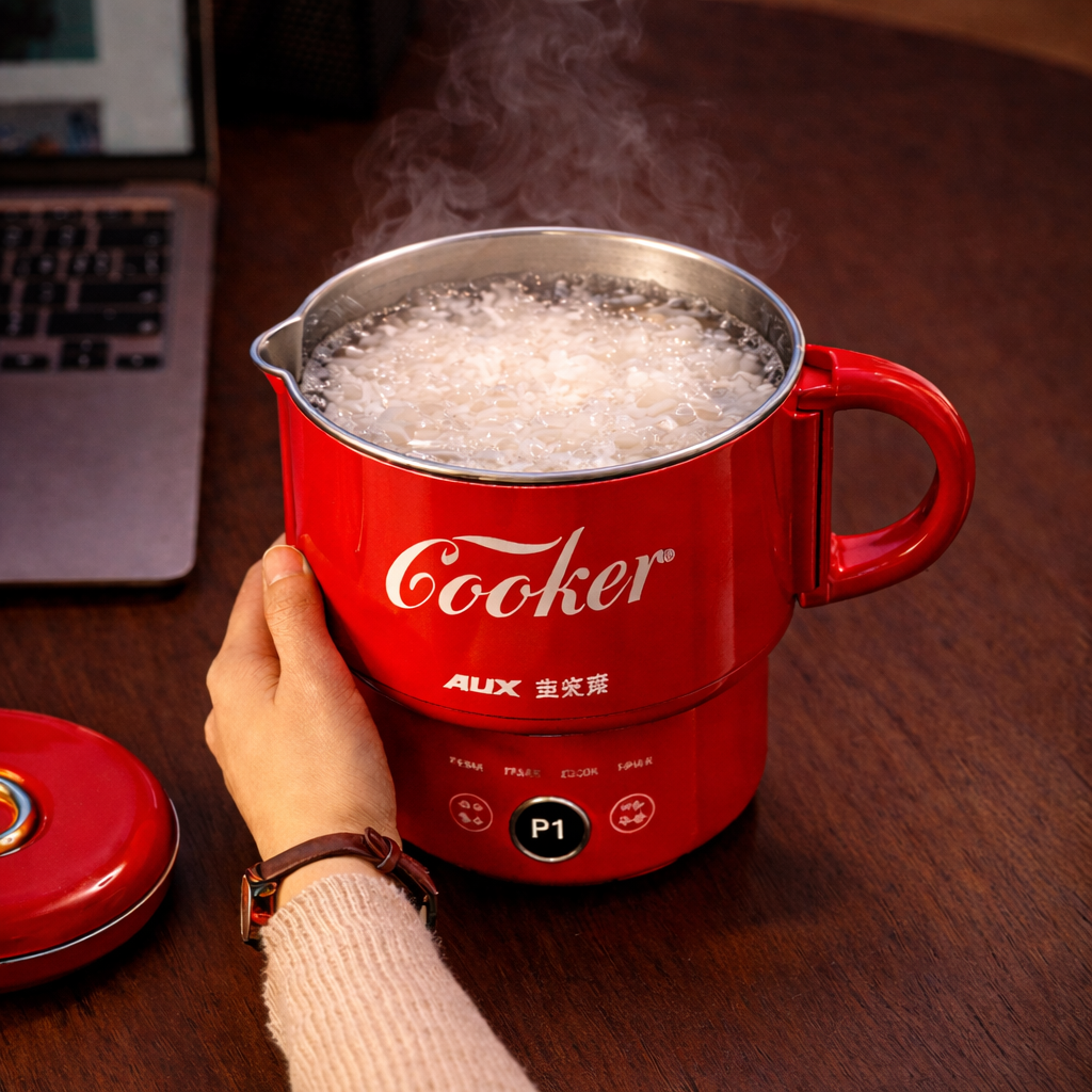 CookMate – Portable Electric Kettle & Mini Cooker