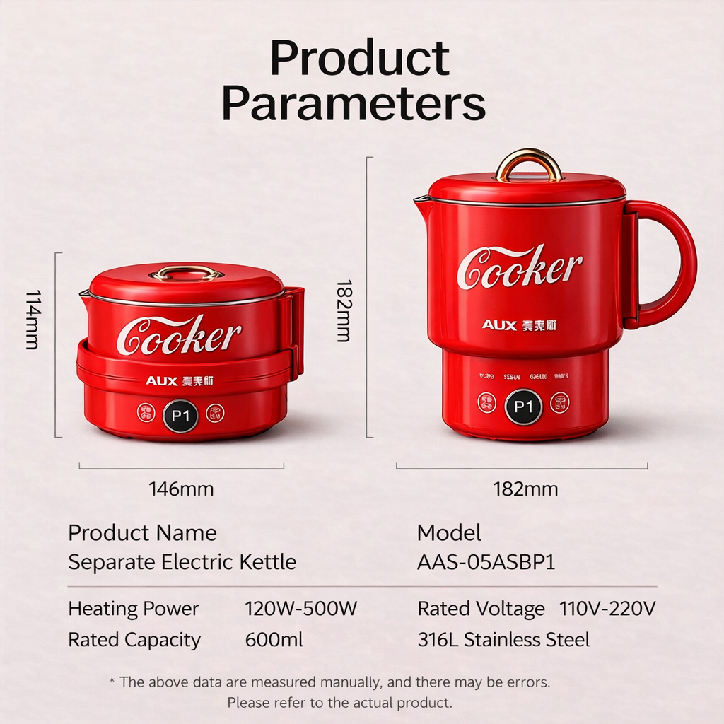 CookMate – Portable Electric Kettle & Mini Cooker