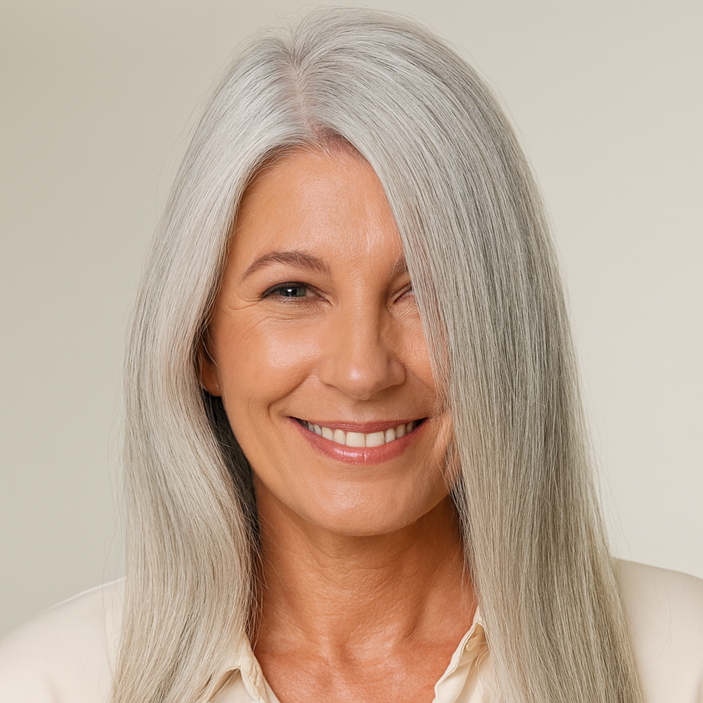 LuxeHalo – Invisible Human Hair Hairline Topper