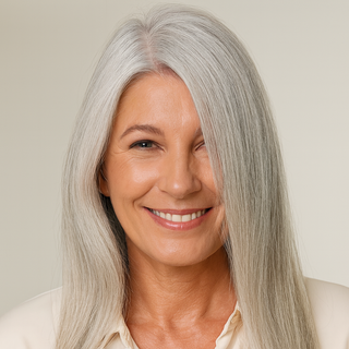 LuxeHalo – Invisible Human Hair Hairline Topper