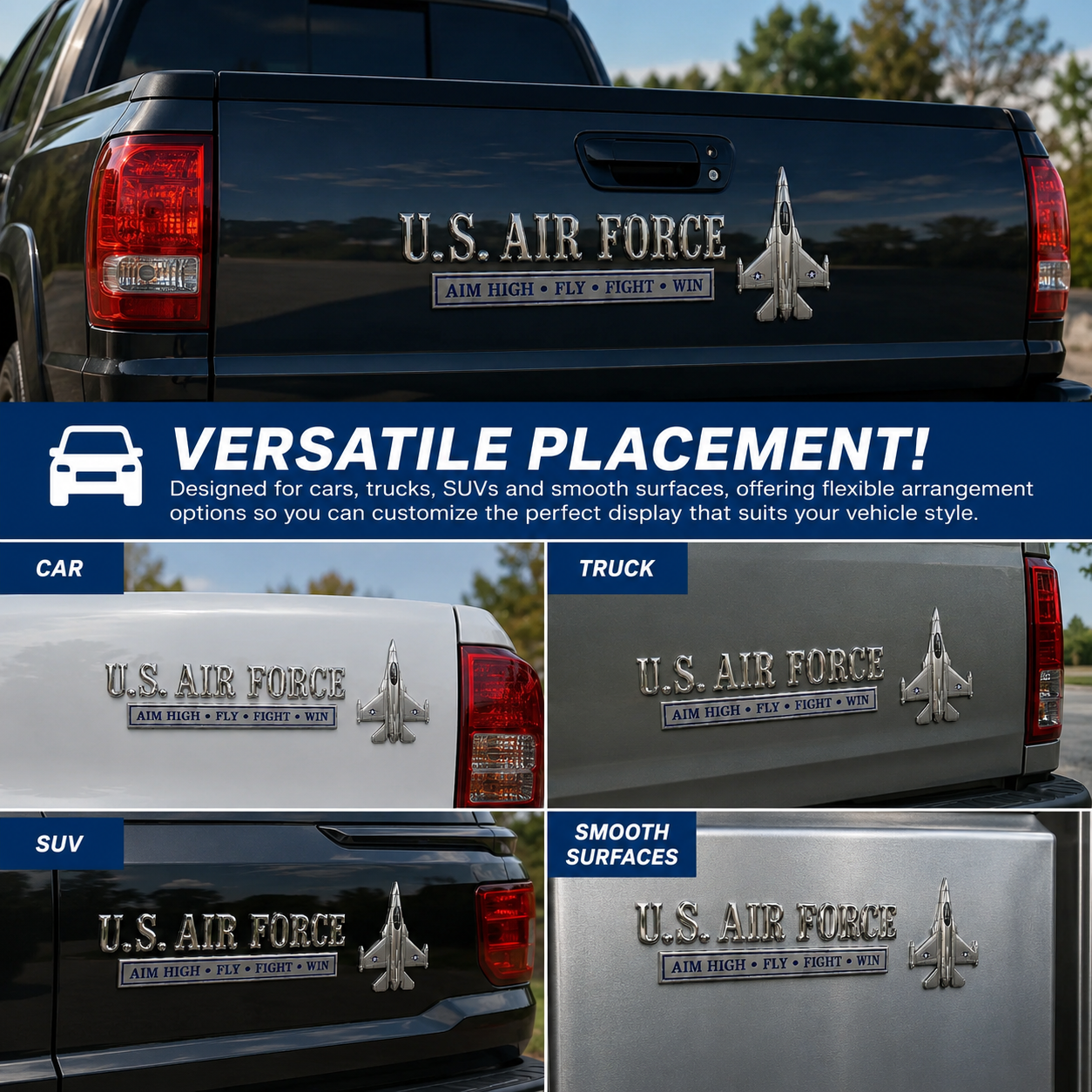 SkyValor – Air Force Tribute Emblem