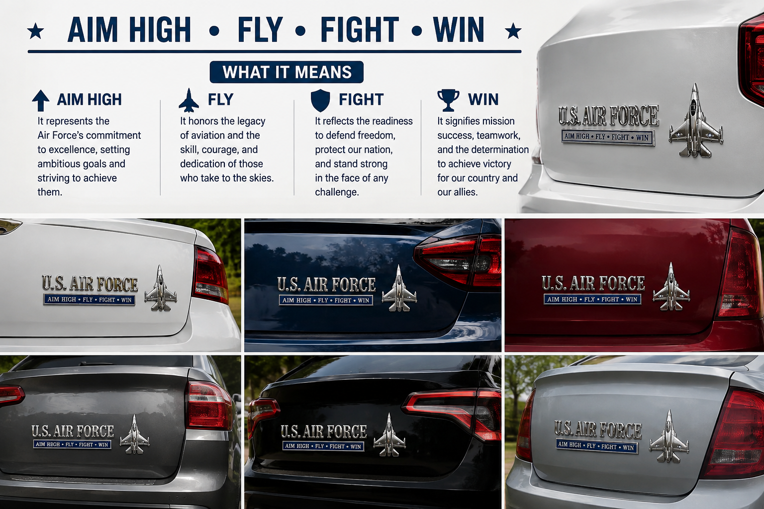 SkyValor – Air Force Tribute Emblem