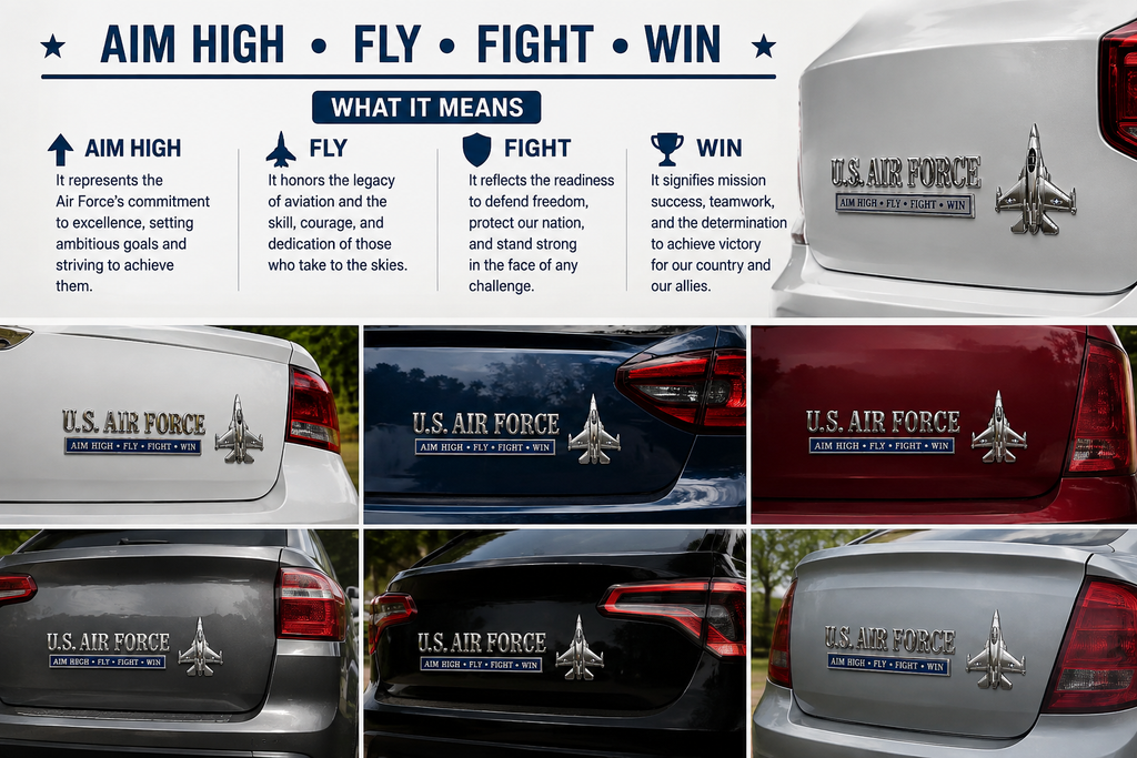 SkyValor – Air Force Tribute Emblem