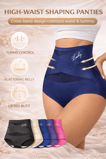 CurveLuxe – High-Waist Tummy Control Panties