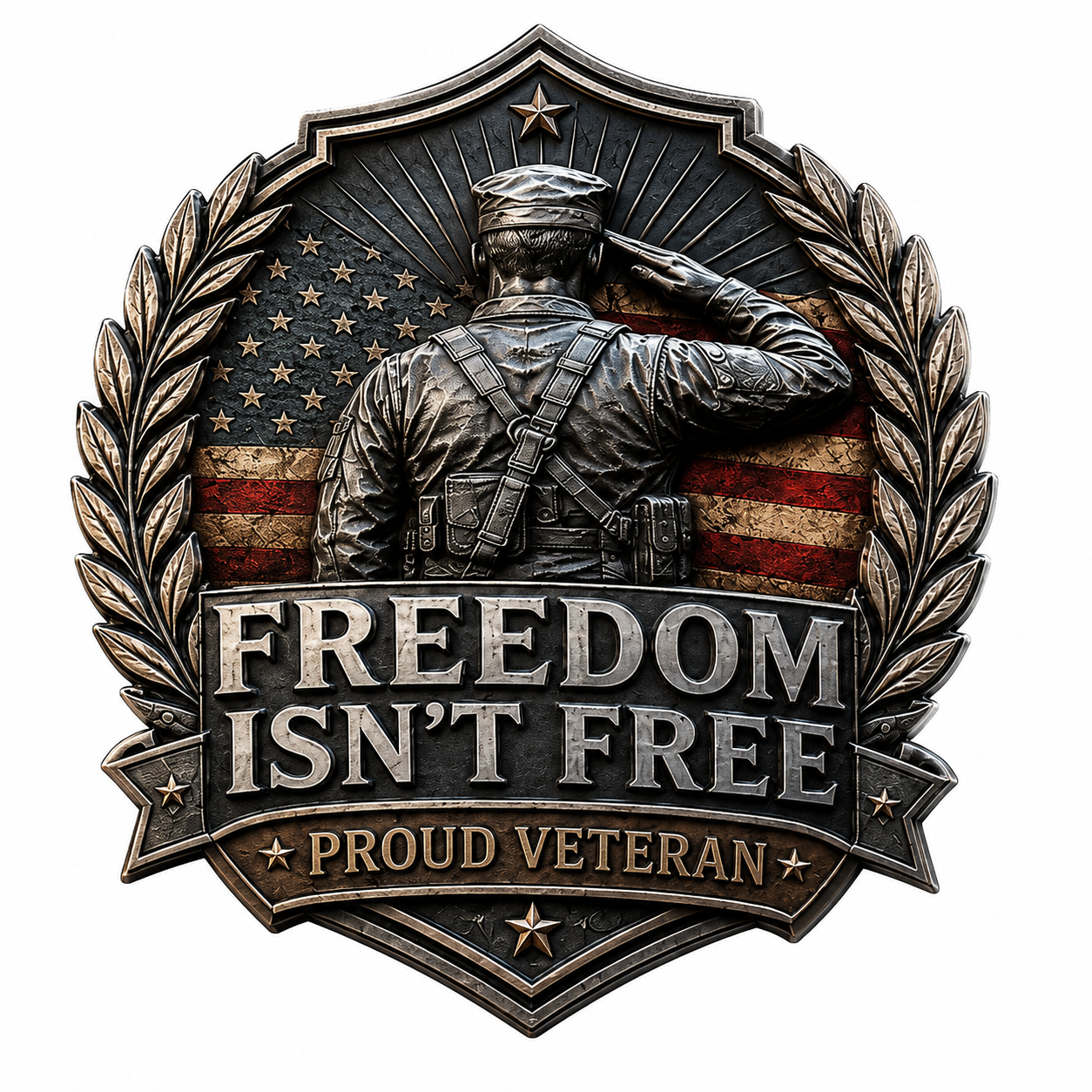 PatriotDrive – “Freedom Isn’t Free” Vehicle Emblem