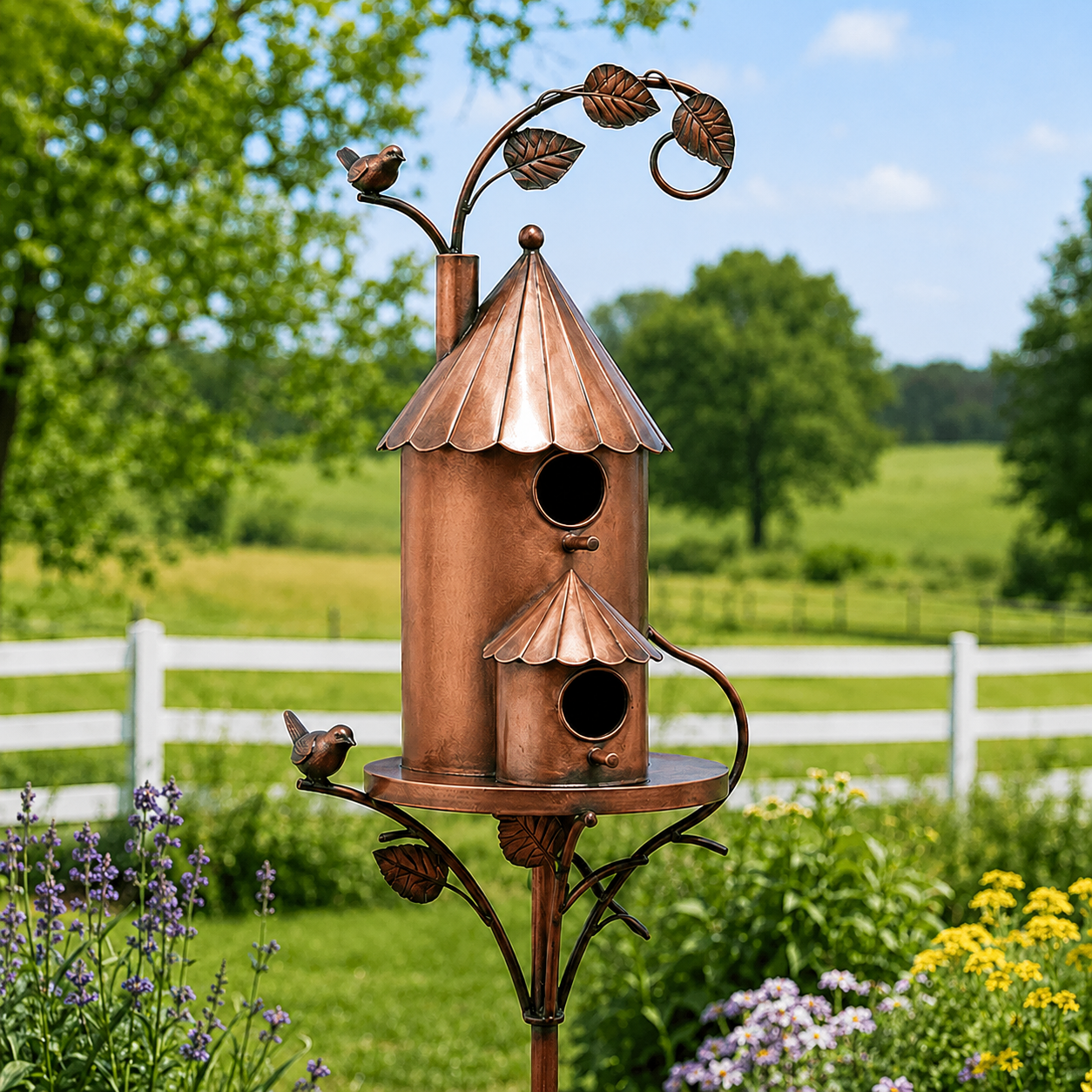 RusticPerch – Handcrafted Garden Birdhouse Décor