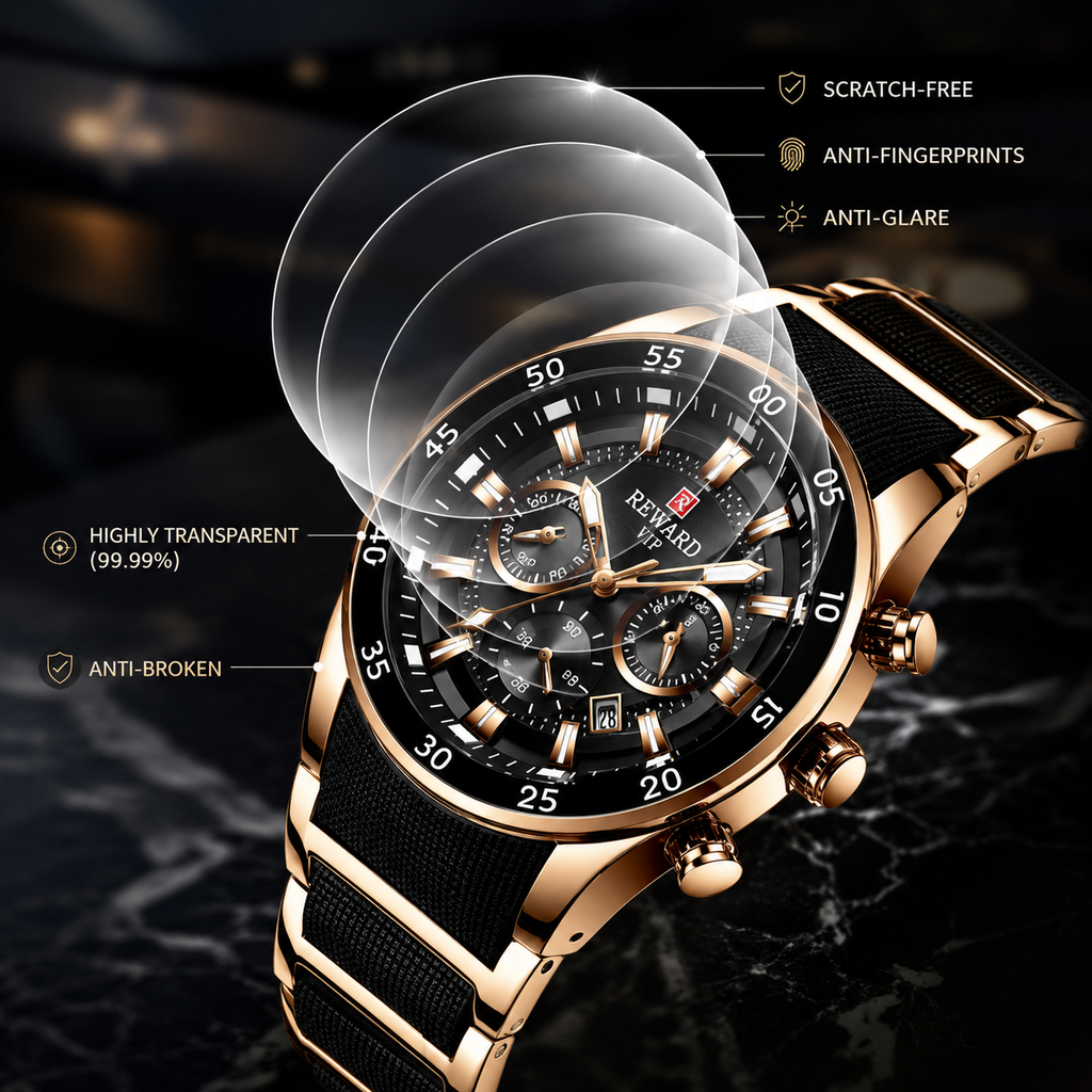 RoyalTime – Black Edition Chronograph Watch