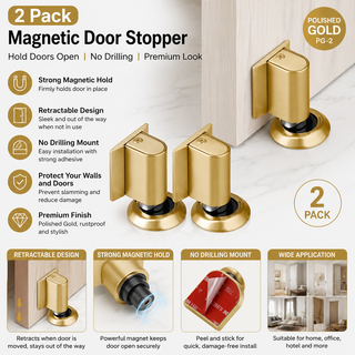 SilentGuard – Strong Hold Magnetic Door Stopper