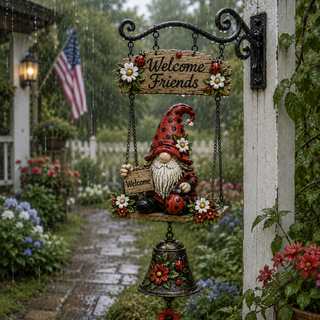 BellGnome – Hanging Garden Gnome Bell Ornament
