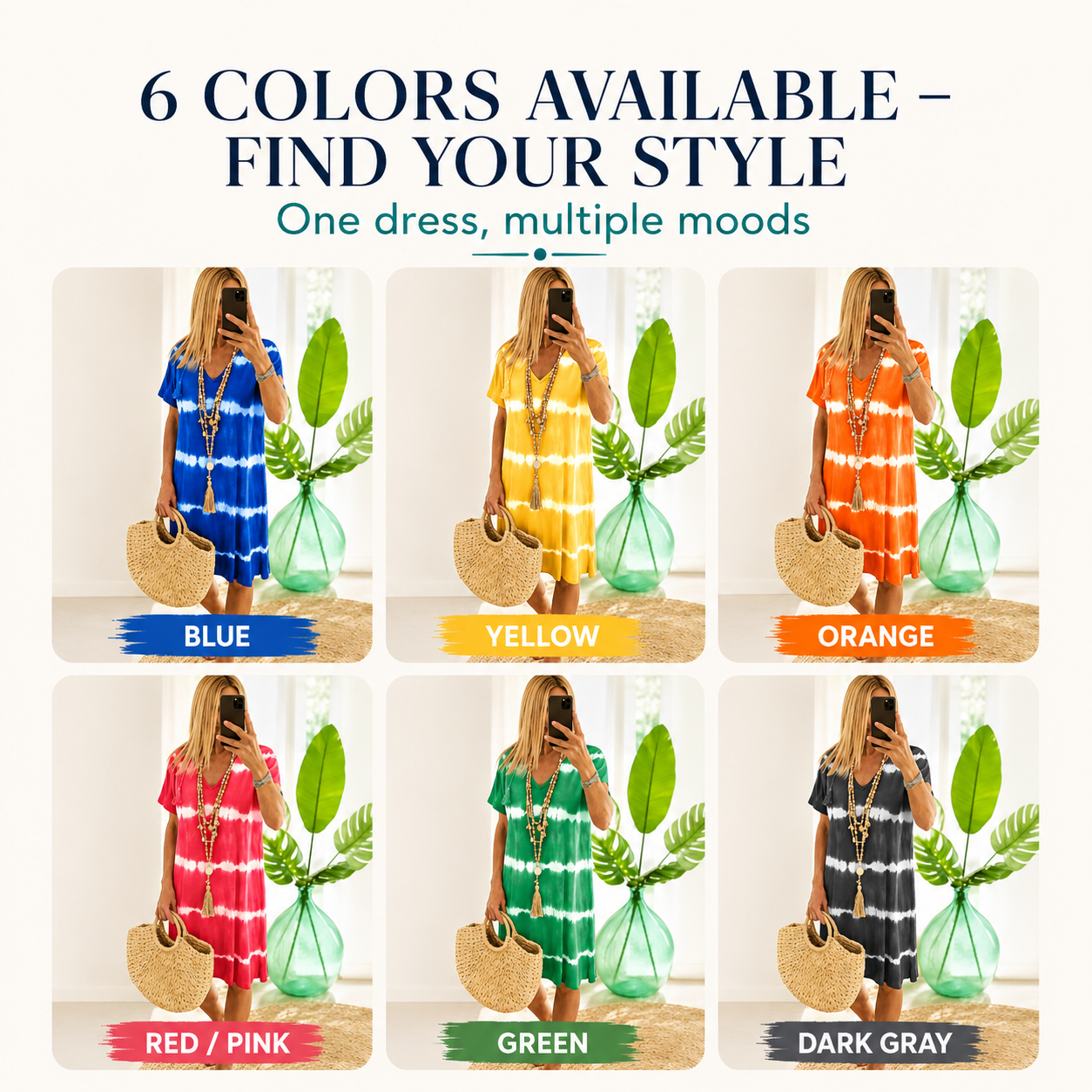 Freya - Women's Relaxed Bohemian Summer Dress