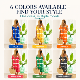 Freya - Women's Relaxed Bohemian Summer Dress