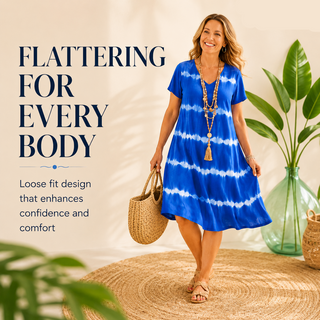 Freya - Women's Relaxed Bohemian Summer Dress