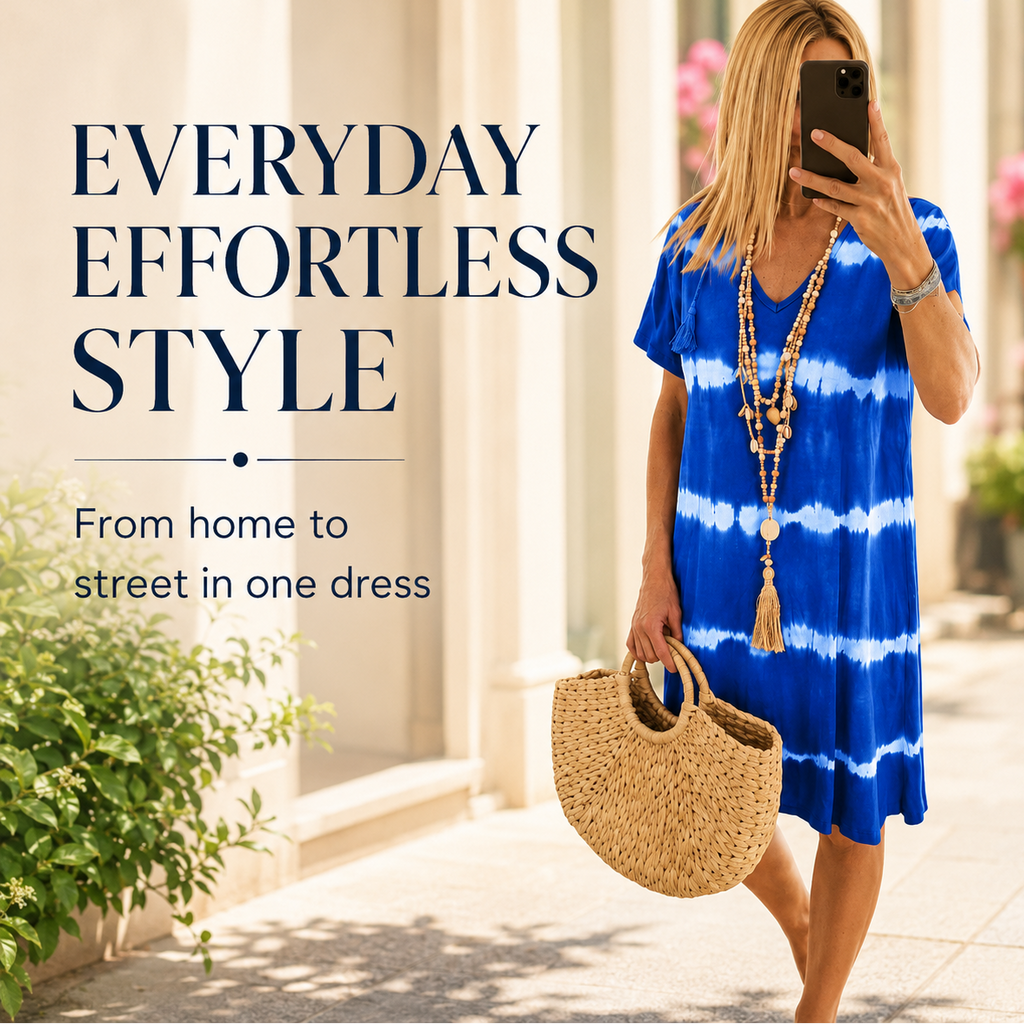 Freya - Women's Relaxed Bohemian Summer Dress