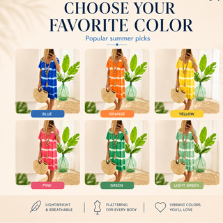 Freya - Women's Relaxed Bohemian Summer Dress