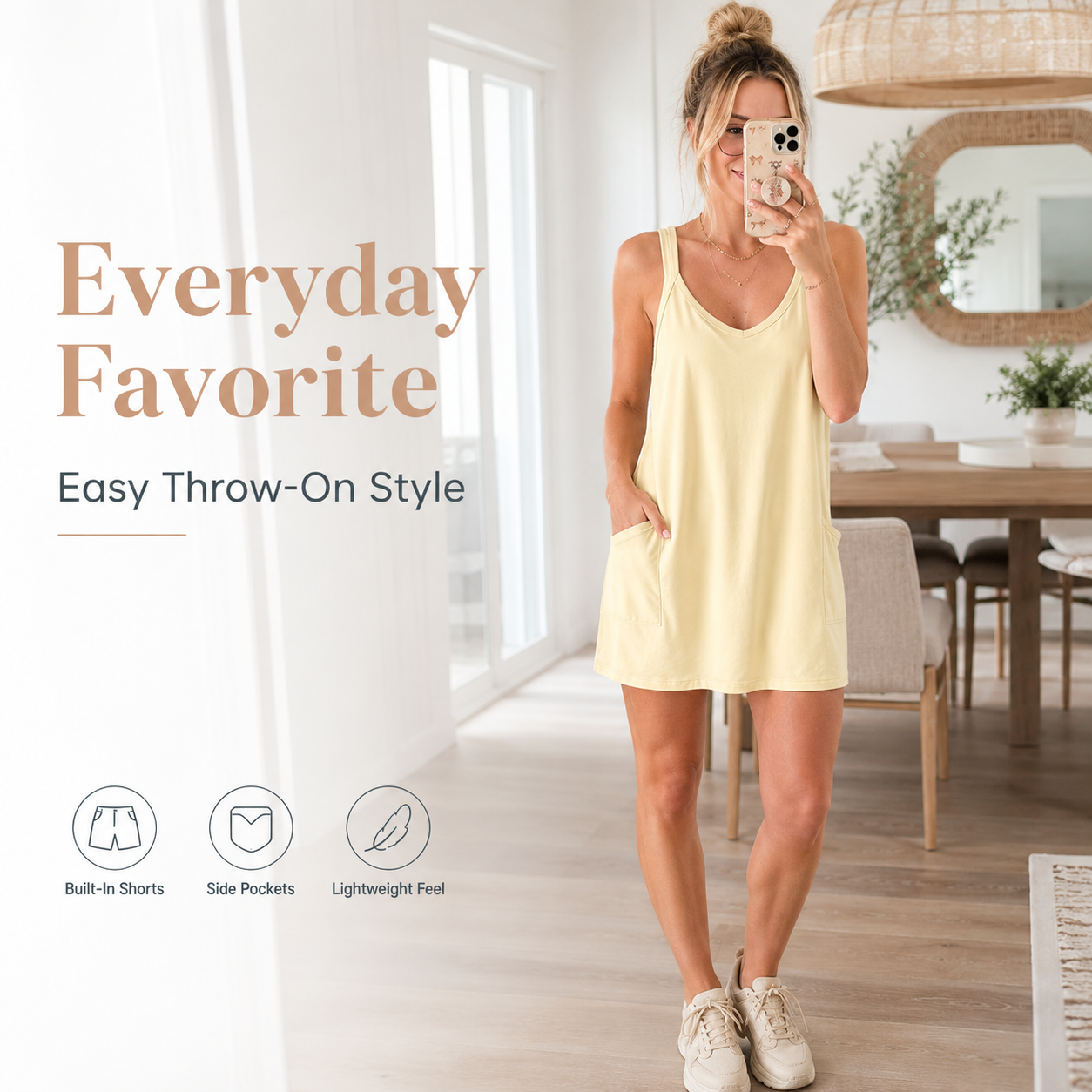 SummerEase – Women's Sporty Mini Dress