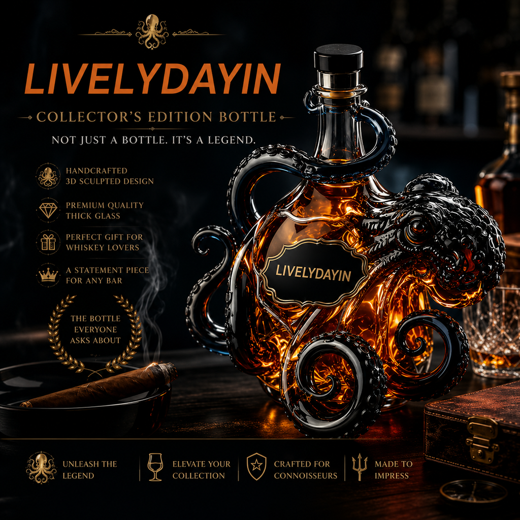 DeepPour – Octopus Collector Whisky Decanter