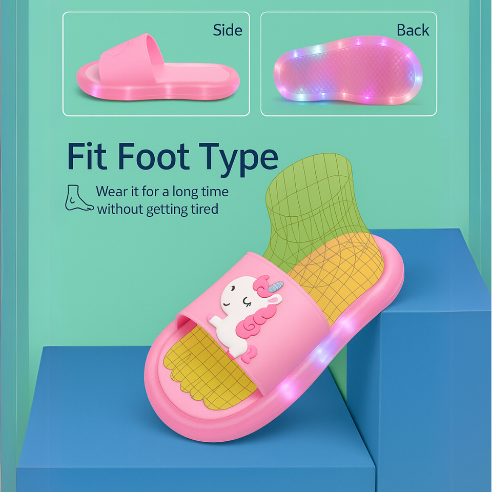 MagicSteps – LED Unicorn Slippers for Kids