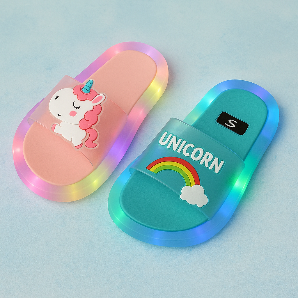 MagicSteps – LED Unicorn Slippers for Kids