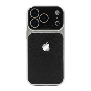 LuxeLens – Crystal Camera Lens Leather Phone Case