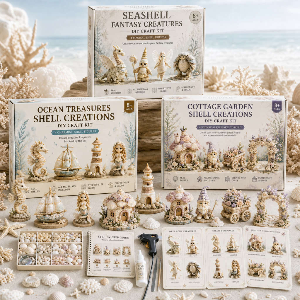 Shellora – Creative DIY Seashell Craft Kit