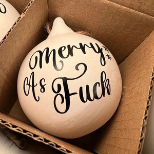 FestiveFizz - Funny Humorous Holiday Baubles