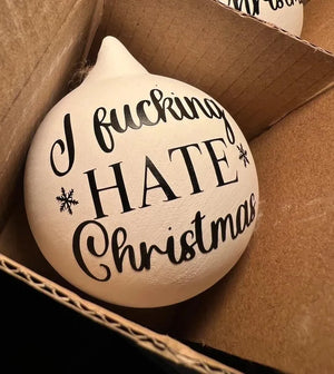 FestiveFizz - Funny Humorous Holiday Baubles