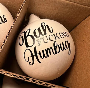 FestiveFizz - Funny Humorous Holiday Baubles