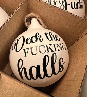 FestiveFizz - Funny Humorous Holiday Baubles