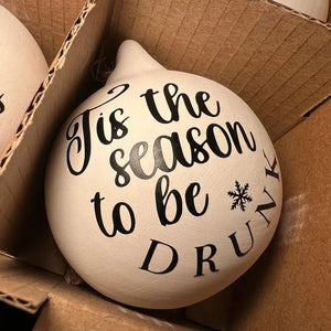 FestiveFizz - Funny Humorous Holiday Baubles