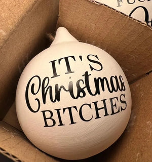 FestiveFizz - Funny Humorous Holiday Baubles