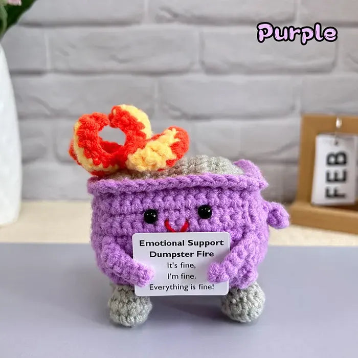 FunkyFlare -  Handmade Emotional Support Crochet Plush