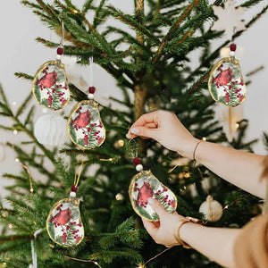 PearlTide - Oyster Shell Christmas Ornament