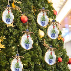 PearlTide - Oyster Shell Christmas Ornament