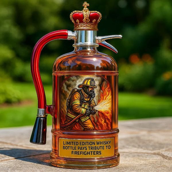 BlazeGuard – Firefighter Tribute Whisky Bottle