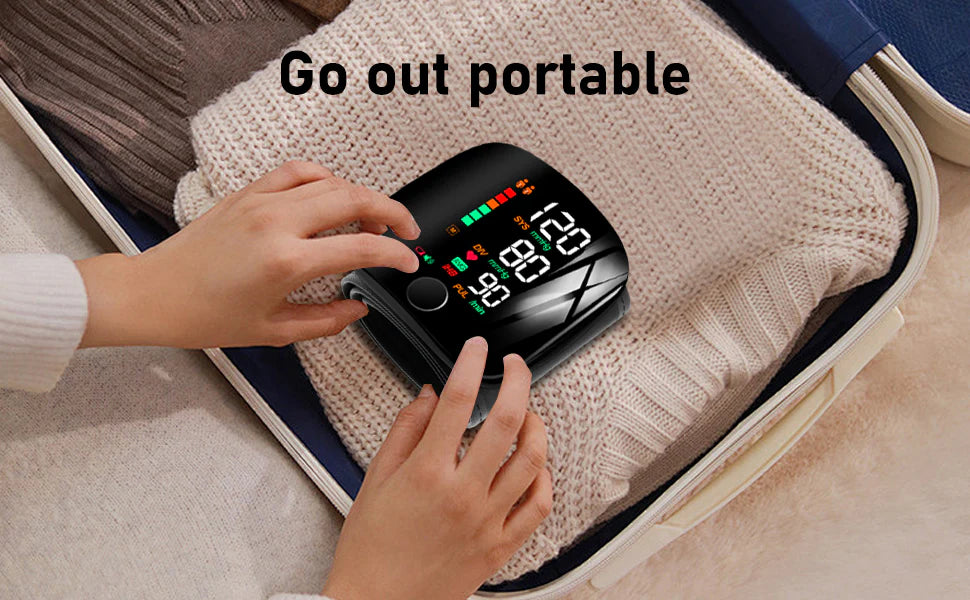 PulseGuard – Automatic Wrist BP Monitor with Voice & Display