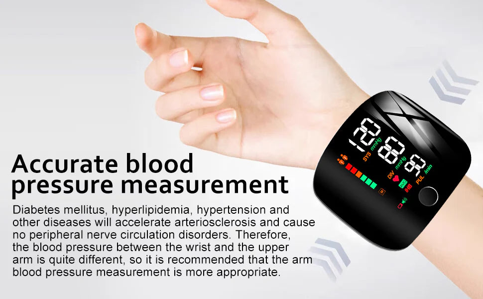 PulseGuard – Automatic Wrist BP Monitor with Voice & Display