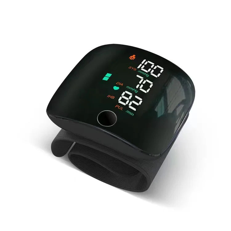 PulseGuard – Automatic Wrist BP Monitor with Voice & Display