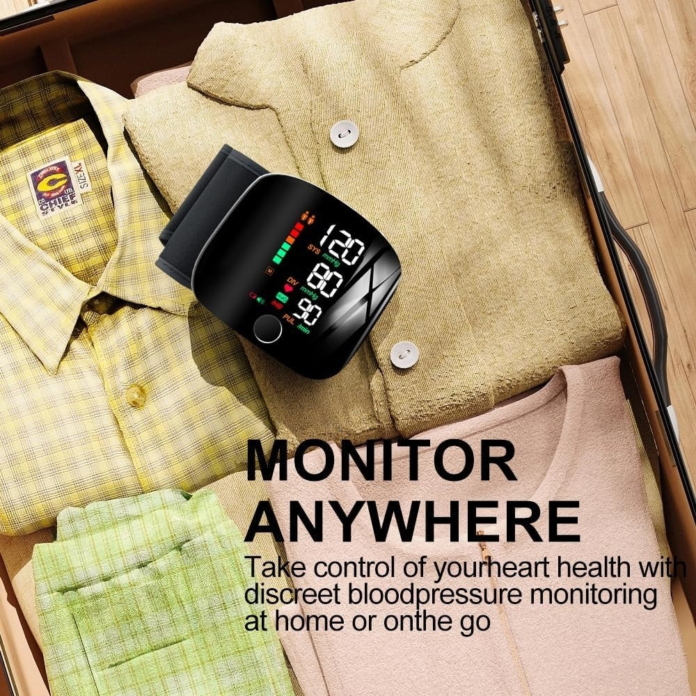 PulseGuard – Automatic Wrist BP Monitor with Voice & Display