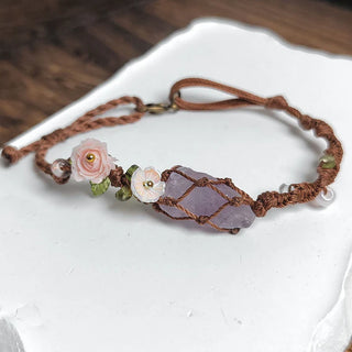 EarthPetal – Boho Floral Bracelet, Handmade with Love