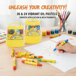 GripNColor – Easy Grip Jumbo Crayons for Little Hands