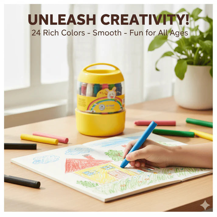GripNColor – Easy Grip Jumbo Crayons for Little Hands