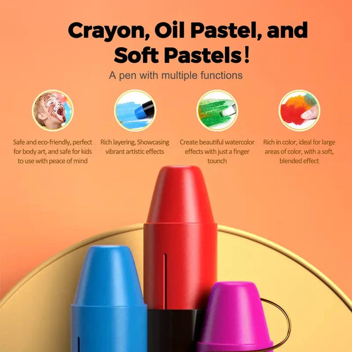 GripNColor – Easy Grip Jumbo Crayons for Little Hands