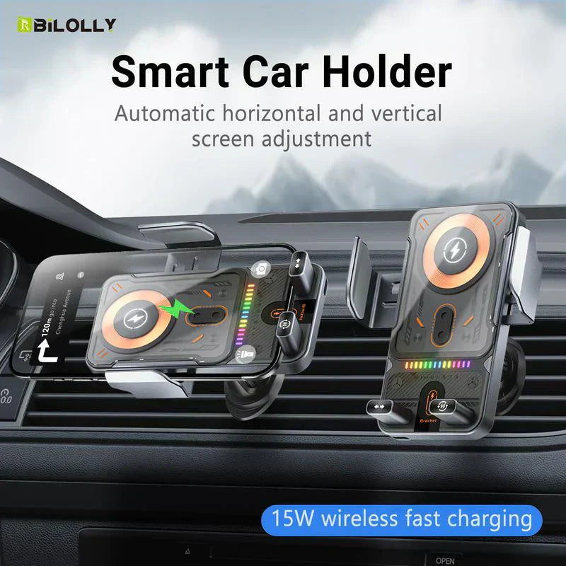 SnapCharge | 2-in-1 Rotating Car Phone Holder