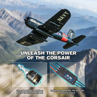 ✨Summer Refreshing Sale ⚡Large-Scale F4U Corsair RC Airplane with Brushless Power