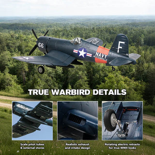 ✨Summer Refreshing Sale ⚡Large-Scale F4U Corsair RC Airplane with Brushless Power